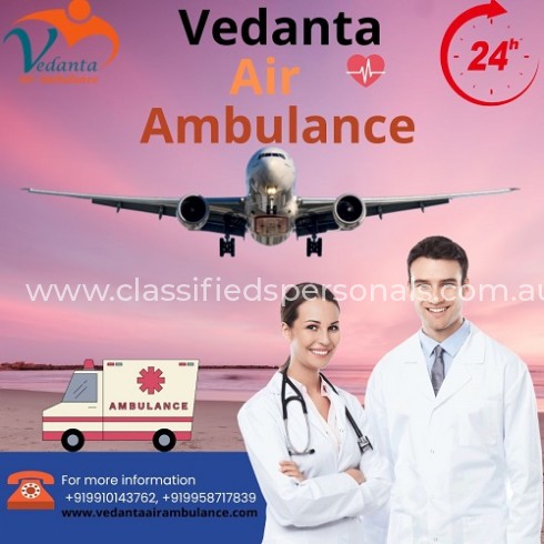 Vedanta Air Ambulance Service in Ranchi.'_'.1